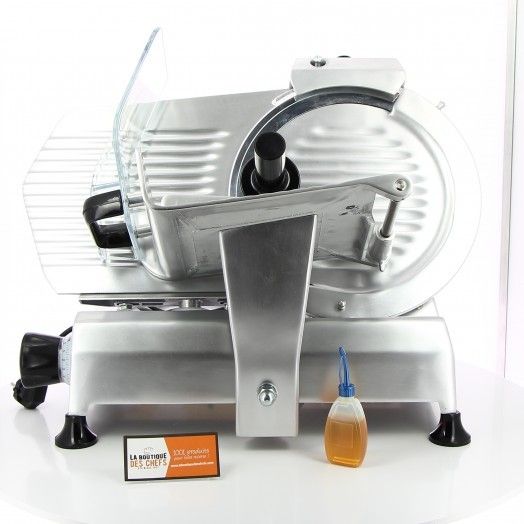 Trancheuse à viande professionnelle MT211020 - électrique F 300 E - lame inox réglable 0-16 mm avec affûteur_0