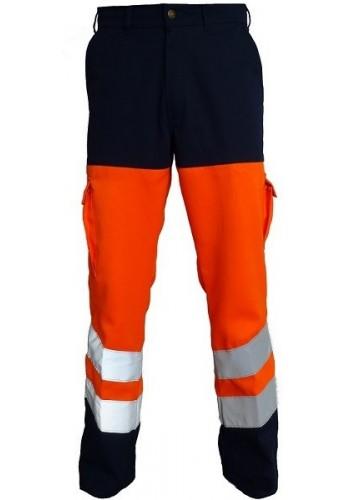 Pantalon de travail haute visibilité - Réf. 01HV64083 - Bandes rétro-réfléchissantes - Tailles 36 à 66_0