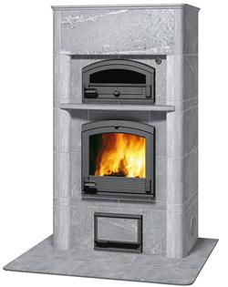 Poêle à bois en pierre stéatite modèle tlu 1600 / 3_0