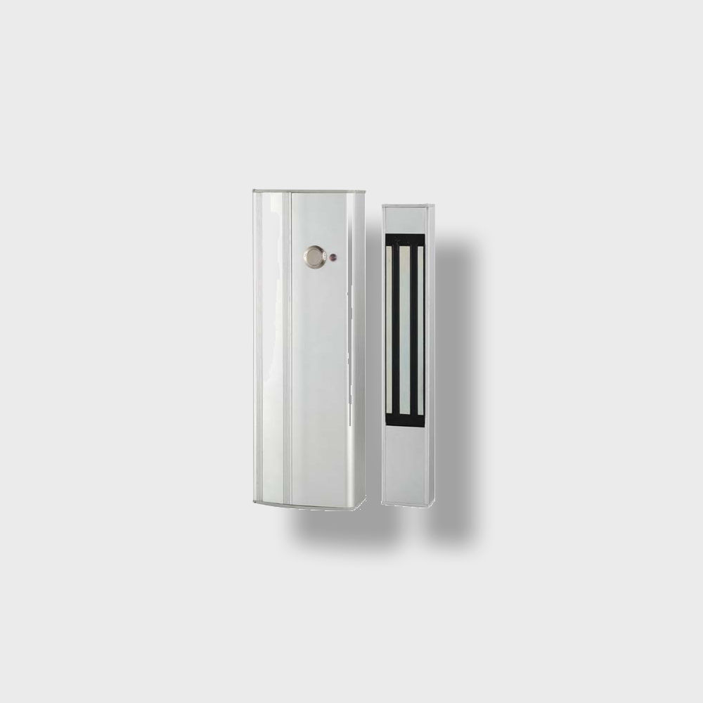 Poignée de porte à ventouse électromagnétique 300kg – Bouton poussoir intégré et sécurité positive_0