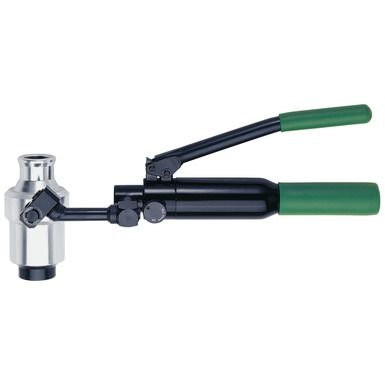 Poinçonneuse hydraulique manuelle - Klauke - tête flexible rotative et pivotante, force 80 kN, dimensions 340x150x85 mm_0