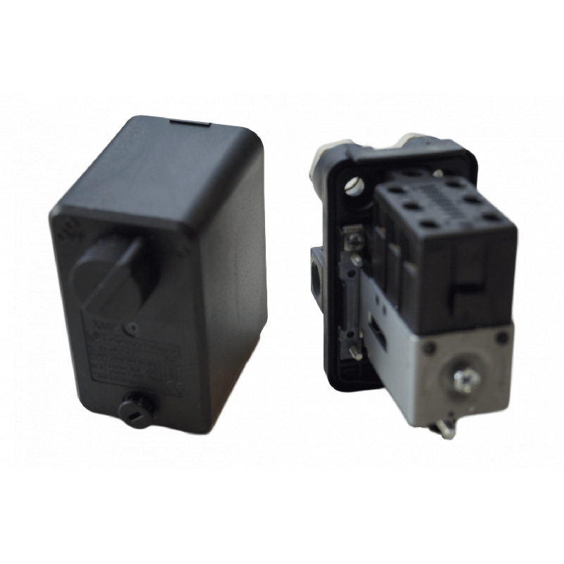 Pressostat 230V et 380V - 1 à 12 bars - pour surpresseurs et réservoirs à vessie_0