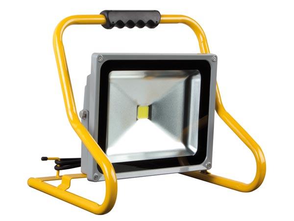 Projecteur de chantier portable à LED - 50W Epistar Chip - IP65 - 6500K - 3000 lm_0