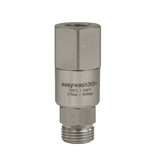Raccord tournant easywash365+ - inox/laiton cadmié - e 1/4f - s m18 m - 275 bars - 120°C_0