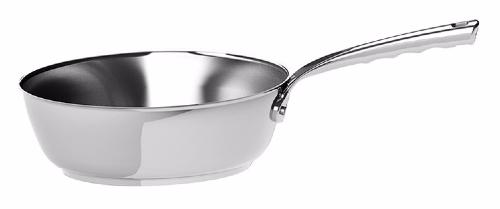 Sauteuse 24 cm - Milady de Buyer - Queue en fonte inox - Contenance 3L_0