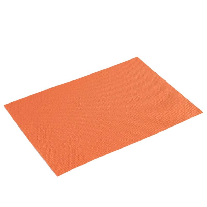 Set de table Melix 32x47cm orange - Paris Prix - Pratique et déco, facile d'entretien_0
