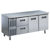 Table réfrigérée negative - 2 portes/2 tiroirs - 420l - 728519_0