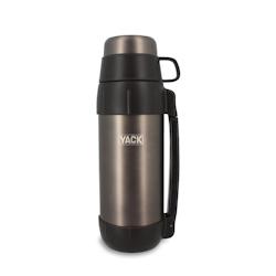 Yack - Bouteille Isotherme Yack 1.5l En Acier Inoxydable Noir - 3256391031872_0