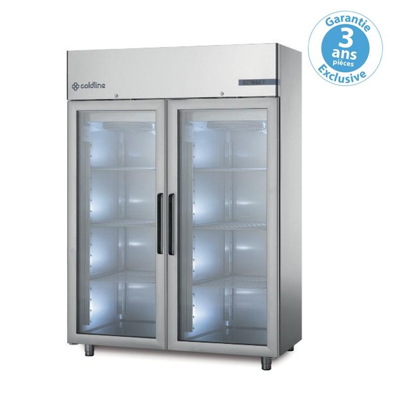 Armoire réfrigérée positive master 2 portes vitrées 1200 l armoires réfrigérées - sans groupe - A1202MRV_0