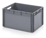 Bac euro en plastique 800x600x42 mm - poignées ouvertes ou fermées - fabrication CE_0