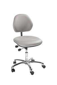 Chaise de bureau confortable – Office Cuir synthétique gris_0