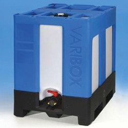 Conteneur VARIBOX® - Transport ADR pour produits liquides chimiques - 1000L, robuste et durable_0