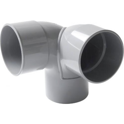 Coude 30° conduit gaine VMC isolé ventilation calogaine rigide