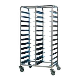 EAIS Grand chariot inox de débarrassage 24 plateaux - inox DP293_0