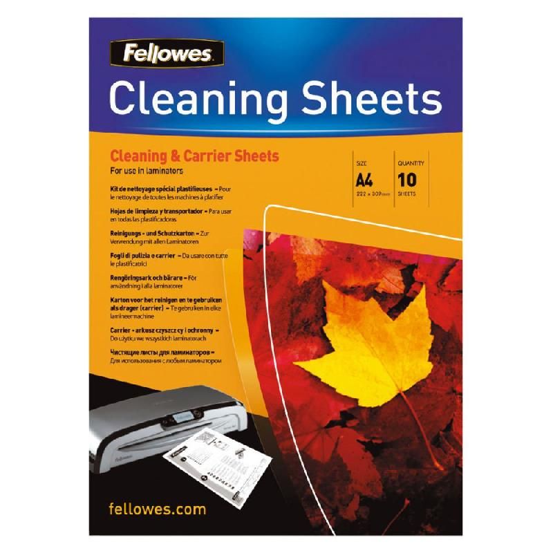 FELLOWES FEUILLES DE NETTOYAGE POUR PLASTIFIEUSE A4