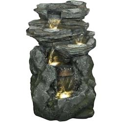 Fontaine en polyrésine La Dordogne 37 x 32 x 59 cm Stonelite - multicolore 8719048066641_0