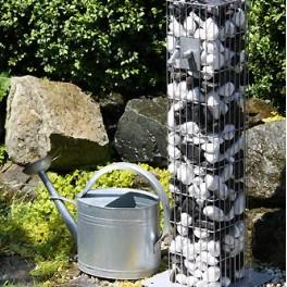 Gabions décoratifs colonne avec robinet d'eau_0