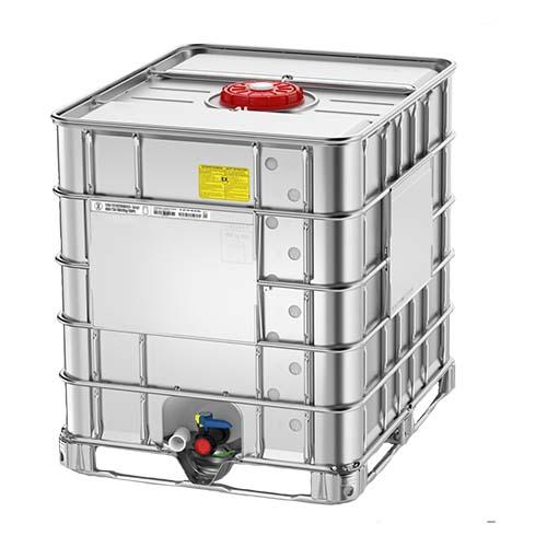 Cuve IBC 1000 Litres - double paroi hydrocarbures chimique - Atex_0