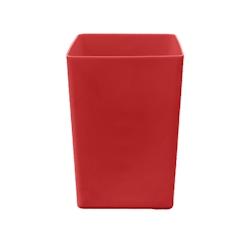 PLAST'UP ROTOMOULAGE Pot de fleur carré suerte 109l - ROUGE - rouge plastique 0750122554546_0