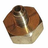 Raccord bouteille fluide - 7/16 pas gauche - 7/16 droit - R600a, R290, R32, HFO_0