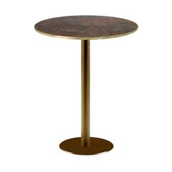 Restootab - Mange-debout Ø60cm Rome bistrot rouille - marron Bois manufacturé 3701665200596_0