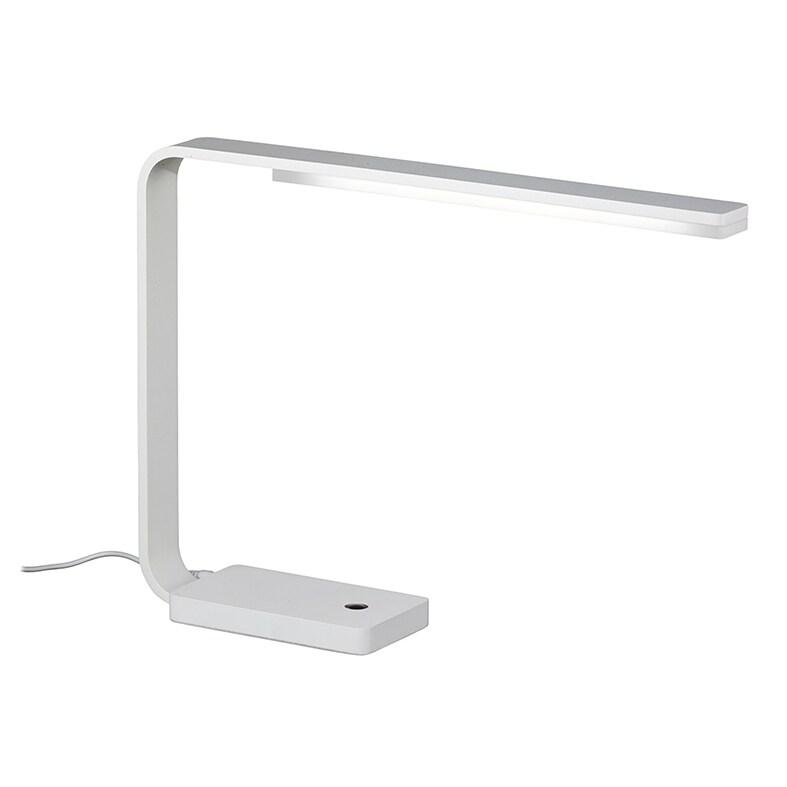 ROSSINI ILLUMINAZIONE Lampe De Table Klaus Led 8W 3000K Ip40 Avec Interrupteur Tactile En Aluminium Blanc - Design Minimaliste - Groupe Rossini - blan_0