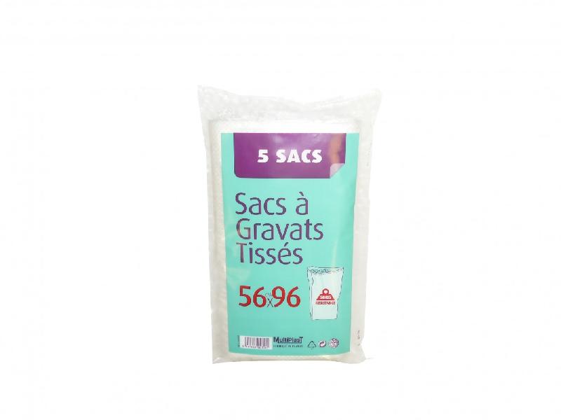 Sacs à gravats MULTIPLAST h.96 x l.56 cm x ep.130 μm blanc_0