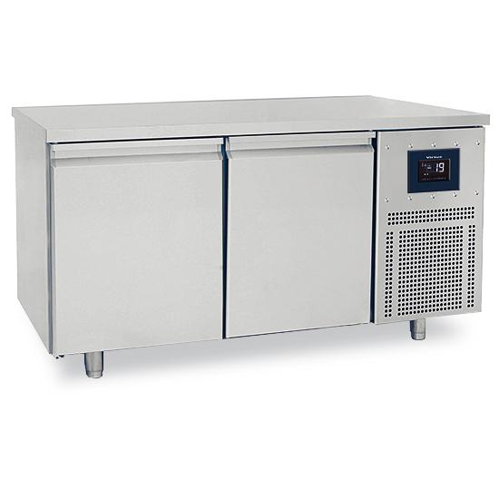 Table congélateur pâtisserie 2 portes 600x400 mm plan en inox -10°/-22°c wifi - 1550x800x850 mm - BNZ0004/FNPI_0