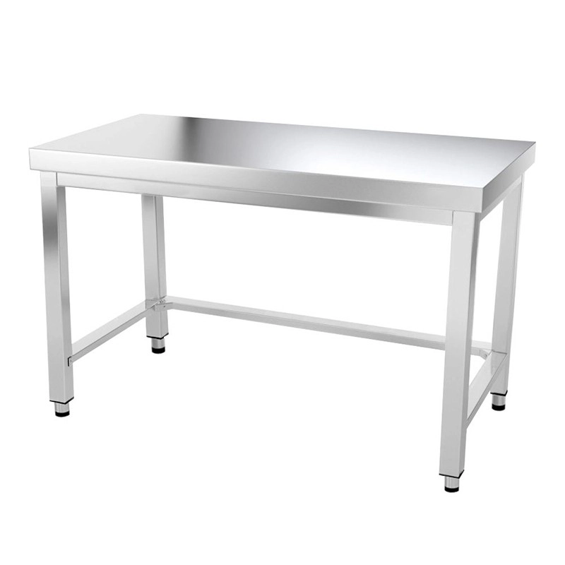 Table de travail en inox 1600 x 700 mm avec renfort PREMIUM / GOLDINOX - inox 3701770804528_0