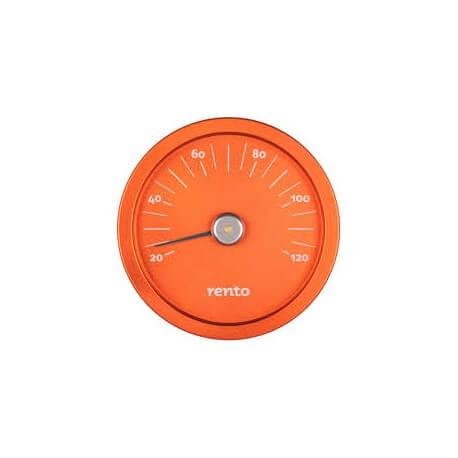 Thermomètre pour sauna en aluminium RENTO - finition couleur cuivre anodisé, design élégant_0