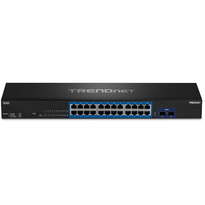 TRENDnet TEG-30262 Switch Gigabit à 24 ports avec 2 logements SFP+ 10G_0
