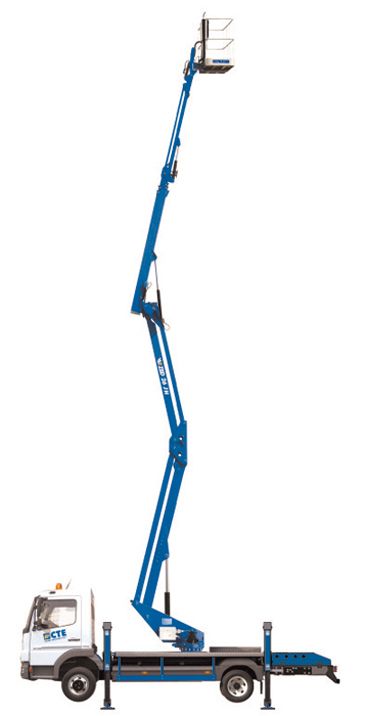 Zed 26 JH - Camion nacelle 26 m avec double pantographe, bras télescopique et jib - CTE_0