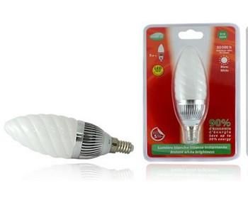 AMPOULE TORSADE DEPOLIE LED 3W E14