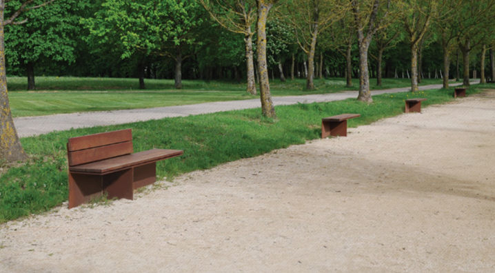 Banc public en bois - Banquette MONSIEUR - Design Vincent Dupont-Rougier_0