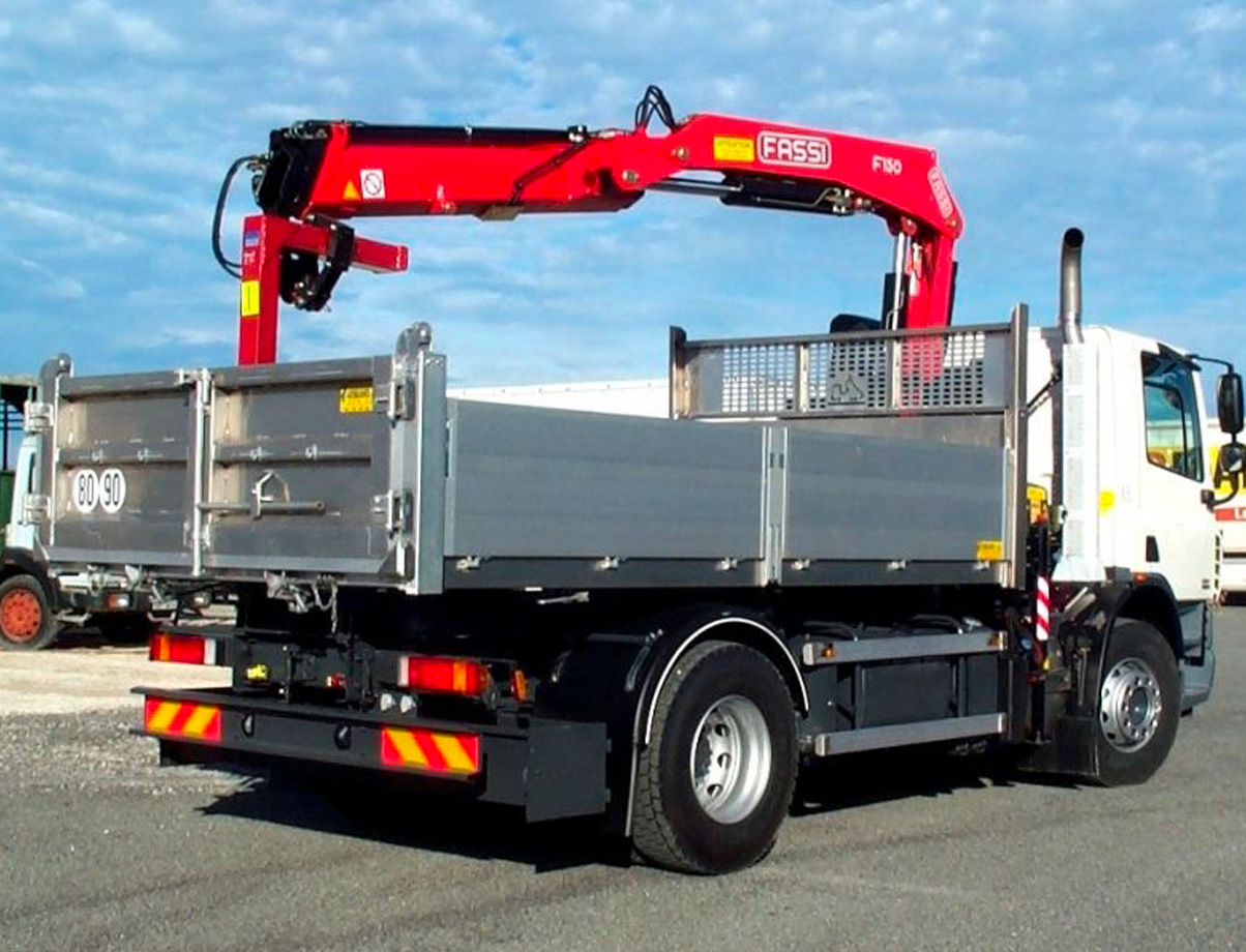 Benne alu matériaux avec grue Fassi - catégorie TP_0