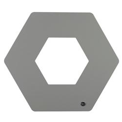 Rossignol - Borne de tri 50L avec seau et avec serrure HEXATRI - autres déchets gris manganèse/gris - gris métal 59043_0