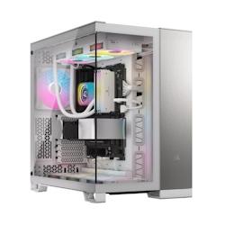 Corsair 6500x Mid Tower Pc Case, White Satin Gray Aluminum - 0840006688877_0