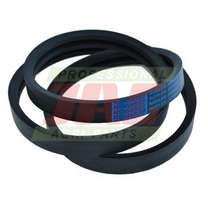 Courroie trapézoïdale Continental Agridur 387 D41990050-R pour moissonneuse-batteuse Dronningborg série D9000 et Massey Ferguson MF 38 - Référence : ME-D41990050-R_0