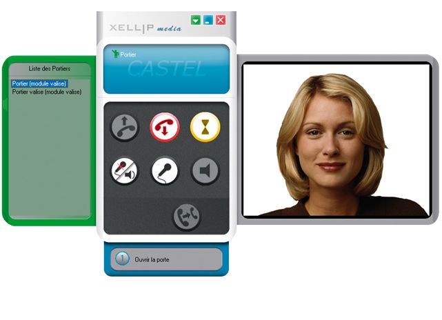Interface de réception audio vidéo SIP - XELLIP MÉDIA_0