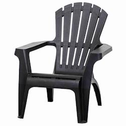 IPAE PROGARDEN Chaise de jardin Dolomiti Anthracite 75 x 86 x 86 cm Pro Garden - 8009271667990_0