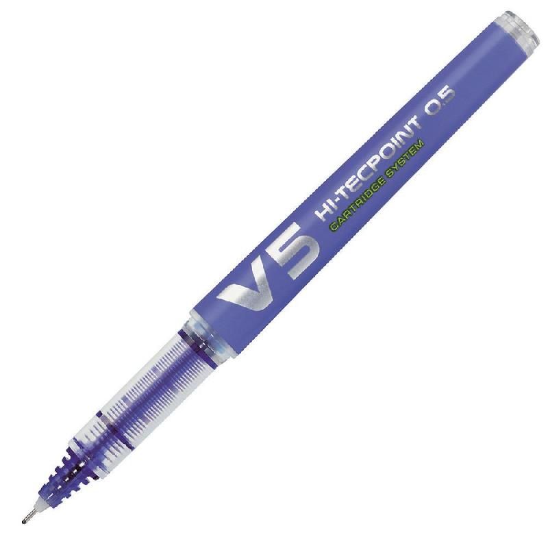 PILOT BEGREEN ROLLER HI-TEC V5 BEGREEN - PILOT - 0,5 MM - COLORIS : BLEU (PRIX À L'UNITÉ)