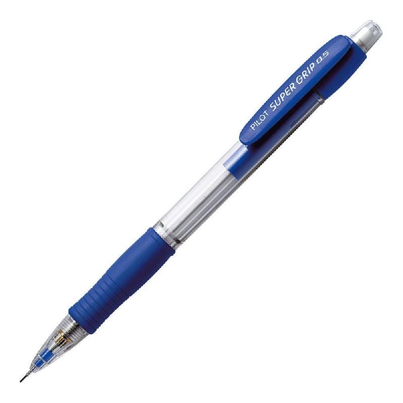 PILOT PORTE-MINE PILOT SUPER GRIP - 0,5 MM - BLEU - RECHARGEABLE (PRIX À L'UNITÉ)