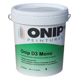 Ravalement de façade ONIP D3 MONO - peinture acrylique souple, mat profond, 15L, blanc ou 1200 teintes_0