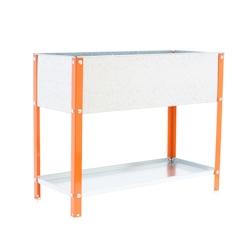 SimonRack Jardin urbain de 140 litres de capacité ORANGE/GALVA 850x900x600 mm (haut x largeur x profondeur) - 8435104986660_0