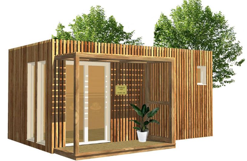 Studio de jardin habitable 10m²