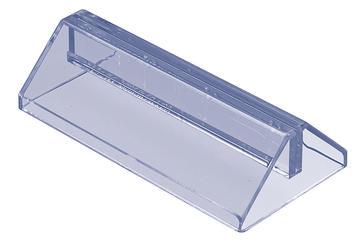Support carte de menu Universum - 2 faces DIN - largeur fente 1,5 mm - en polystyrène cristal_0