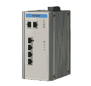 Switch Rail DIN ProView automatisme 4 ports POE + 2 Gigabit -40°C à +75°C - Référence: EKI-5624PI-AE - Advantech_0