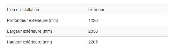 Abri fumeurs autoportant 181985W - 2 m² avec banc et structure en acier galvanisé_1