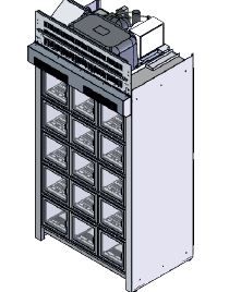 Casier réfrigéré et sec - 15 cases - Module froid et sec - Température de 0° à 18°C_0