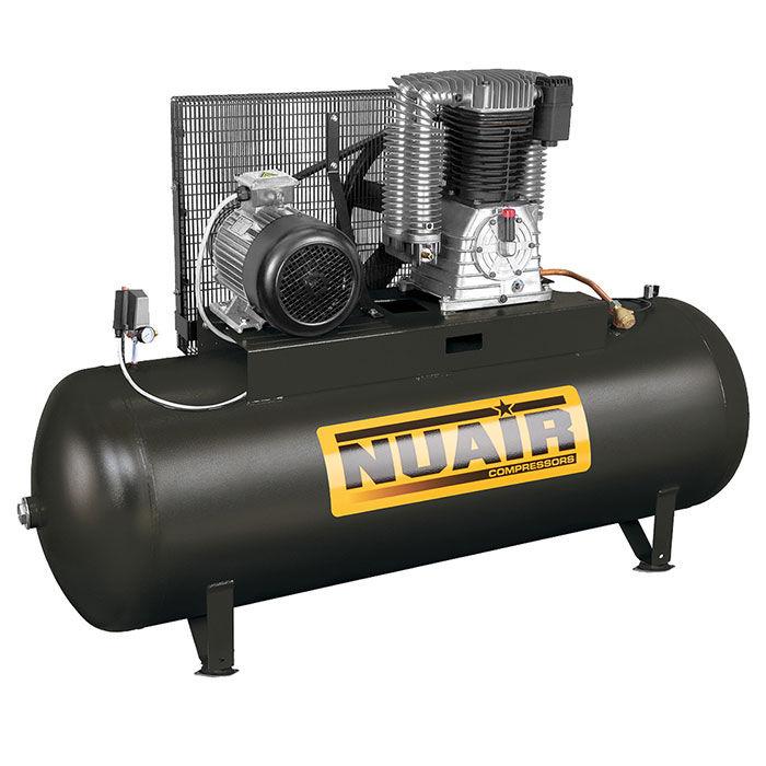 Compresseur d'air à piston marche lente 500 litres 7,5 CV NUAIR - bi-étagé, cylindre en fonte, gamme K-PRO intensive_0